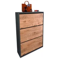 Dulap pentru încălțăminte Nex Home 18-03-82 110 x 73.6 x 27 /Anthracite /Anthracite photo 2