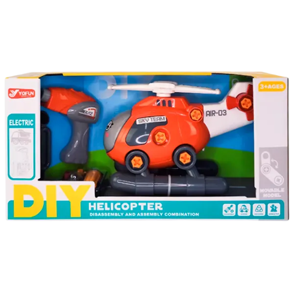 Конструктор Richi Tichi 03301 Вертолет/ Оранжевый photo 1