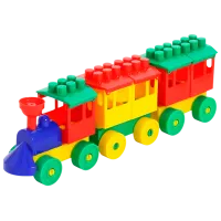 Конструктор POLESIE 36704 Поезд/ Разноцветный