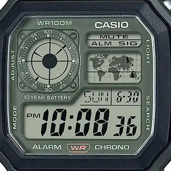 Ceas de mână pentru bărbați Casio AE-1200WHUB-3AVEF Cuarț / 45 x 42 mm photo 2