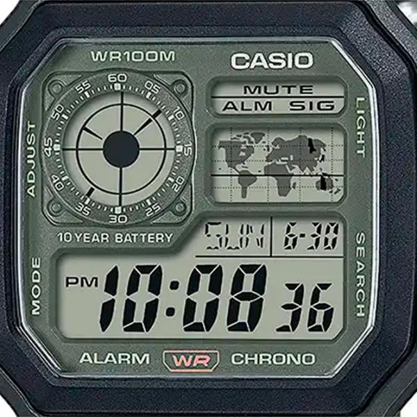 Ceas de mână pentru bărbați Casio AE-1200WHUB-3AVEF Cuarț / 45 x 42 mm photo 2