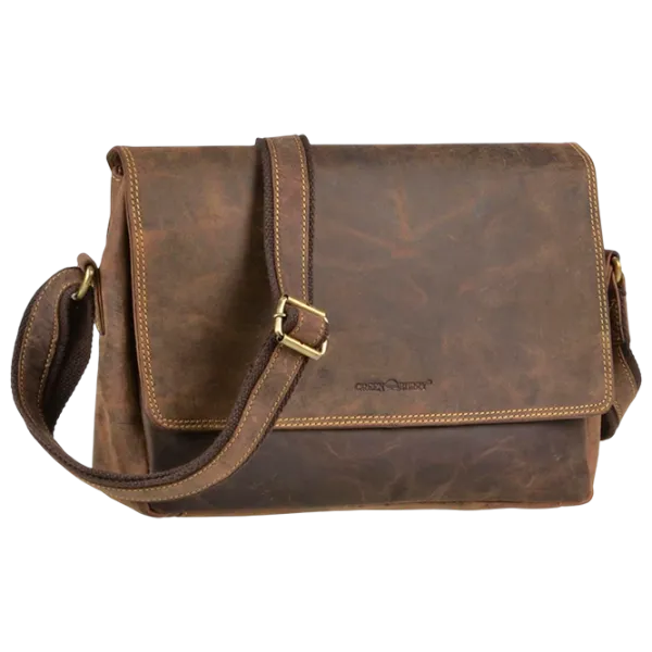Сумка плечевая Greenburry Messenger Vintage  / Золотoй Коричневый /  photo 1