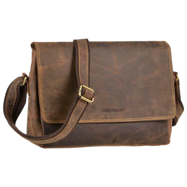 Сумка плечевая Greenburry Messenger Vintage  / Золотoй Коричневый /  photo 1