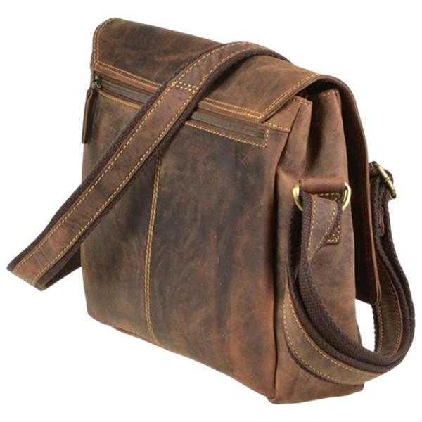 Сумка плечевая Greenburry Messenger Vintage  / Золотoй Коричневый /  photo 6