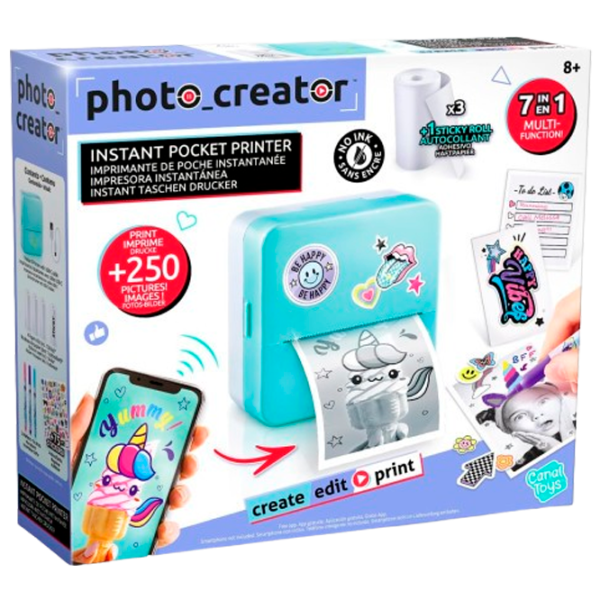 Креативный набор Canal Toys Pocket Printer CLK017CL 3555801706172 6+ / Разноцветный photo 1 Креативный набор Canal Toys Pocket Printer CLK017CL 3555801706172 6+ / Разноцветный photo 1