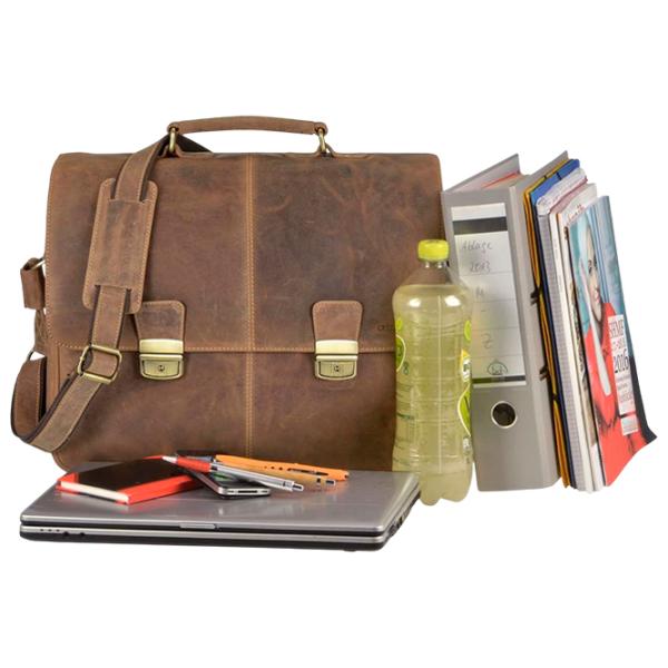 Портфель Greenburry Vintage   / Золотoй Коричневый /  photo 3