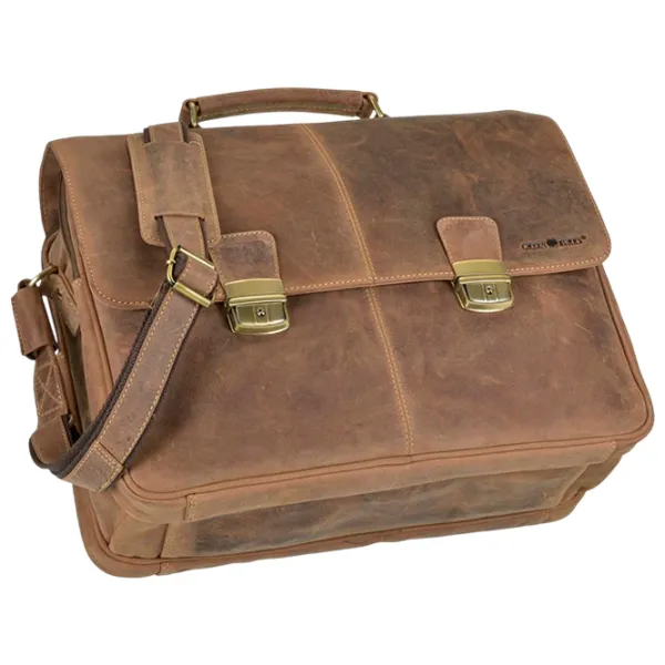 Портфель Greenburry Vintage   / Золотoй Коричневый /  photo 4