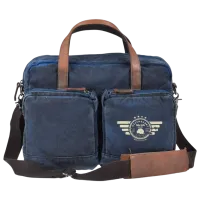 Geantă de umăr Greenburry Aviator  / Brown Blue / 