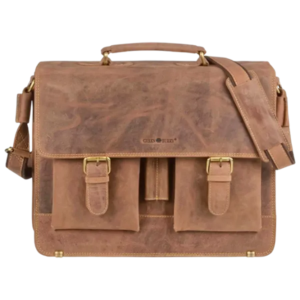 Портфель Greenburry Vintage  15.4" / Золотoй Коричневый /  photo 1
