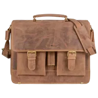 Geantă de mână Greenburry Vintage  15.4" / Auriu Brown / 