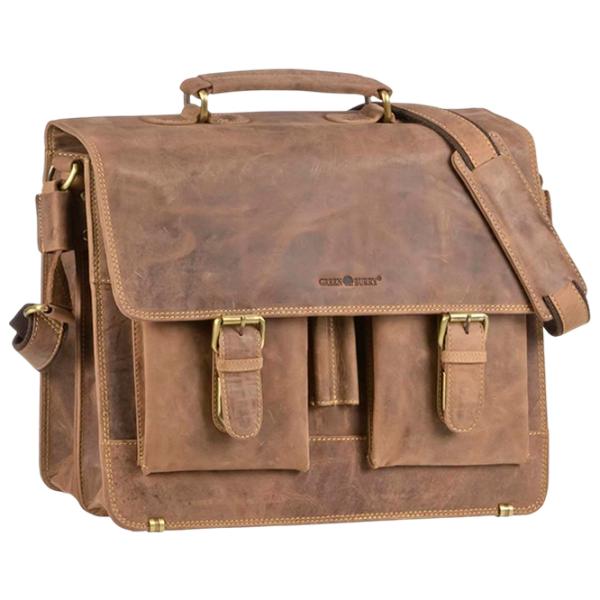 Портфель Greenburry Vintage  15.4" / Золотoй Коричневый /  photo 2
