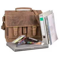 Geantă de mână Greenburry Vintage 15.4" / Auriu Brown / photo 3