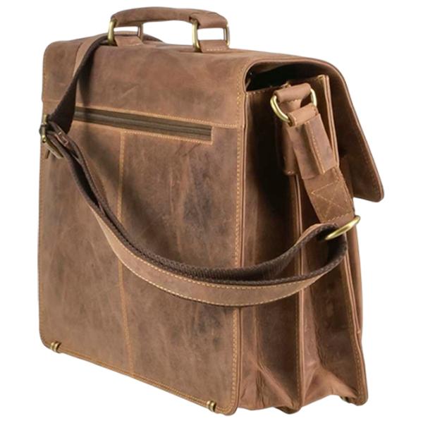 Портфель Greenburry Vintage  15.4" / Золотoй Коричневый /  photo 4