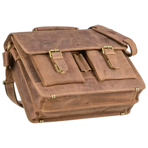 Портфель Greenburry Vintage  15.4" / Золотoй Коричневый /  photo 5