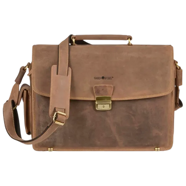 Портфель Greenburry Vintage  15.4" / Золотoй Коричневый /  photo 1
