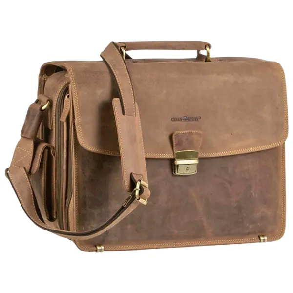 Портфель Greenburry Vintage  15.4" / Золотoй Коричневый /  photo 6