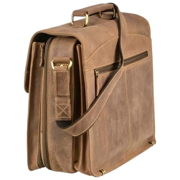 Портфель Greenburry Vintage  15.4" / Золотoй Коричневый /  photo 12