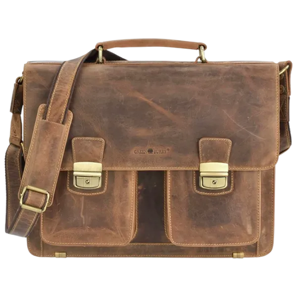 Портфель Greenburry Vintage   / Золотoй Коричневый /  photo 1