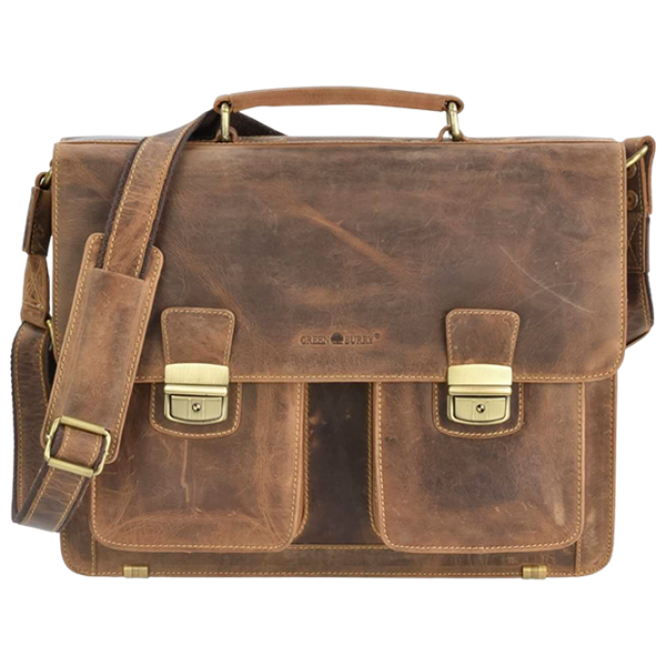 Портфель Greenburry Vintage   / Золотoй Коричневый /  photo 1