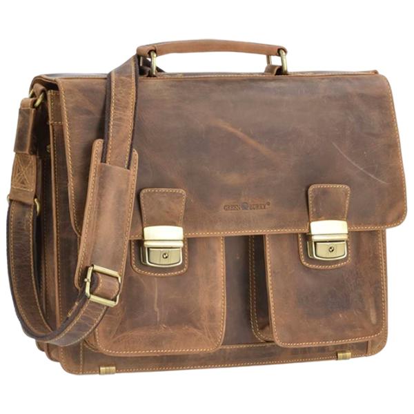 Портфель Greenburry Vintage   / Золотoй Коричневый /  photo 5