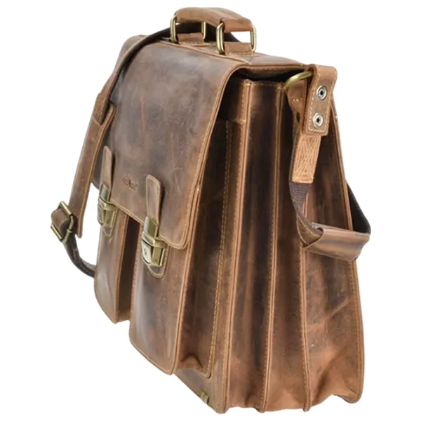 Портфель Greenburry Vintage   / Золотoй Коричневый /  photo 6