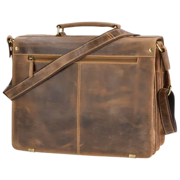 Портфель Greenburry Vintage   / Золотoй Коричневый /  photo 10