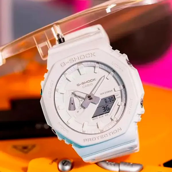 Ceas de mână unisex Casio GA-2100-7A7ER Cuarț / 49 x 45 mm photo 3