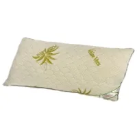 Pernă SaltConfort Aloe Vera  fibră siliconată / 70 x 50 cm