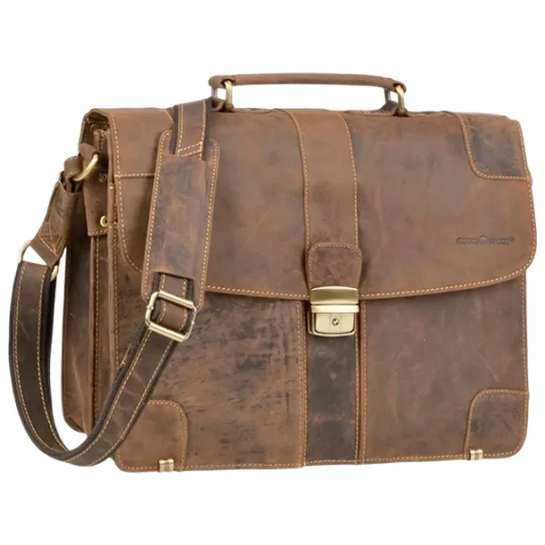 Портфель Greenburry Vintage   / Золотoй Коричневый /  photo 4