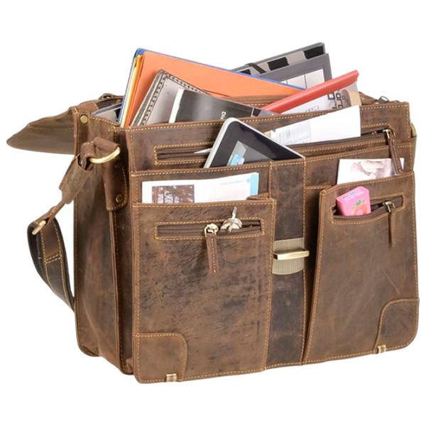 Портфель Greenburry Vintage   / Золотoй Коричневый /  photo 11