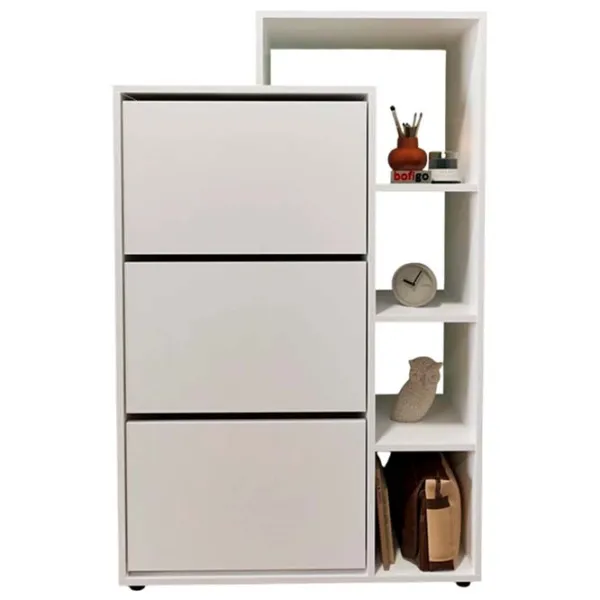Dulap pentru încălțăminte Nex Home Lego 143 x 90 x 32 /White /White photo 1 Dulap pentru încălțăminte Nex Home Lego 143 x 90 x 32 /White /White photo 1