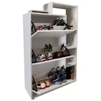 Dulap pentru încălțăminte Nex Home Lego 143 x 90 x 32 /White /White photo 2