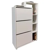 Dulap pentru încălțăminte Nex Home Lego 143 x 90 x 32 /White /White photo 3