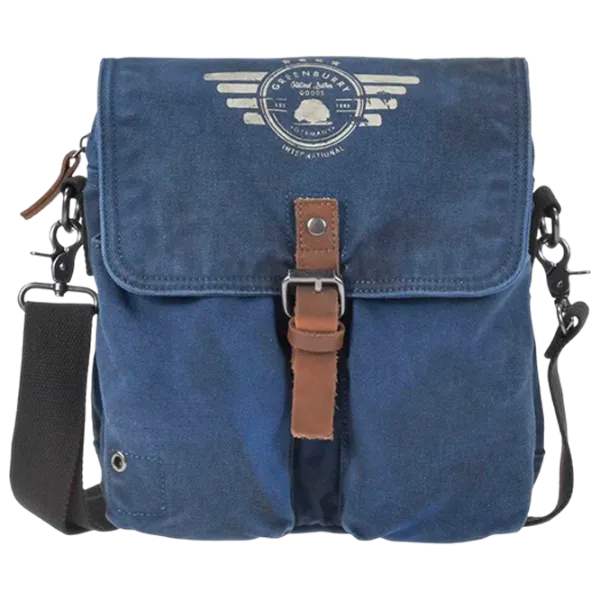 Сумка плечевая Greenburry Aviator  / Brown Синий /  photo 1