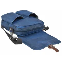 Geantă de umăr Greenburry Aviator / Brown Blue / photo 6