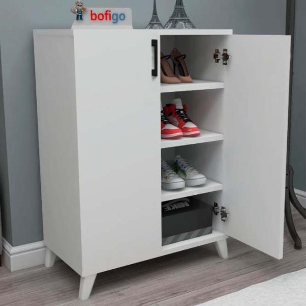 Dulap pentru încălțăminte Nex Home Ceren 88 x 72 x 32 /White /White photo 4 Dulap pentru încălțăminte Nex Home Ceren 88 x 72 x 32 /White /White photo 4