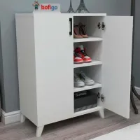 Dulap pentru încălțăminte Nex Home Ceren 88 x 72 x 32 /White /White photo 4