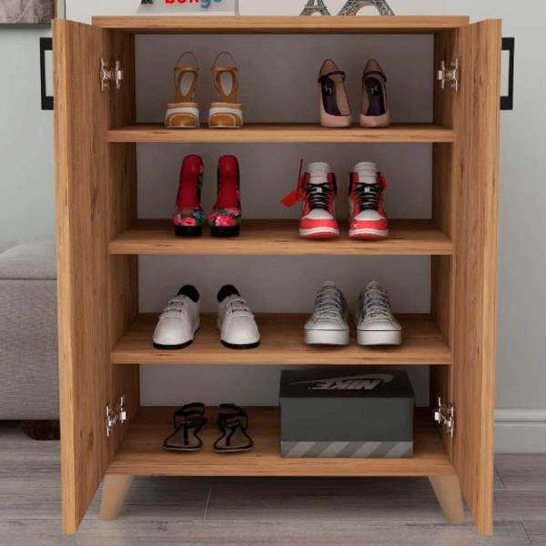 Обувной шкаф Nex Home Ceren 88 x 72 x 32см /Oak /Дуб photo 4