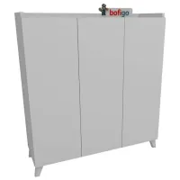 Dulap pentru încălțăminte Nex Home 12-30-02 102 x 90 x 32 /White /White