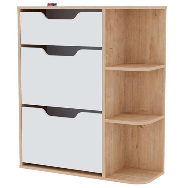 Dulap pentru încălțăminte Nex Home Smyrna 106 x 90 x 32 /White /White photo 1 Dulap pentru încălțăminte Nex Home Smyrna 106 x 90 x 32 /White /White photo 1