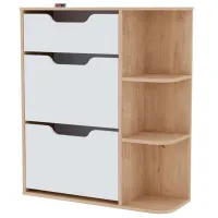 Dulap pentru încălțăminte Nex Home Smyrna 106 x 90 x 32 /White /White