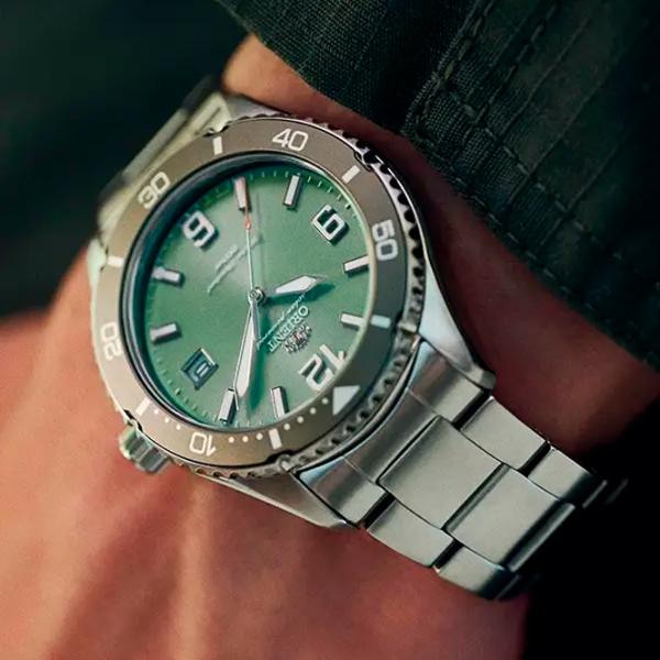 Ceas de mână pentru bărbați Orient RA-WJ0001E10B Cuarț / 40 mm photo 2