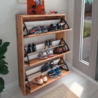 Dulap pentru încălțăminte Nex Home 18-03-02 111 x 74 x 24 /Oak /Oak photo 2