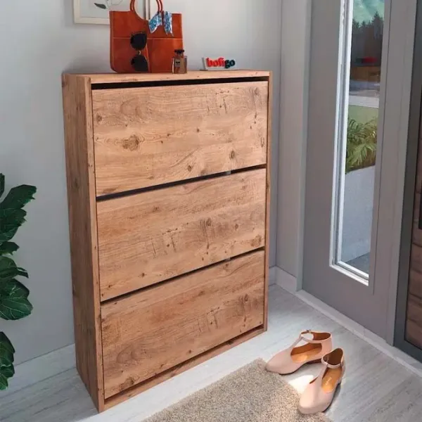 Обувной шкаф Nex Home 18-03-02 111 x 74 x 24см /Oak /Дуб photo 3 Обувной шкаф Nex Home 18-03-02 111 x 74 x 24см /Oak /Дуб photo 3