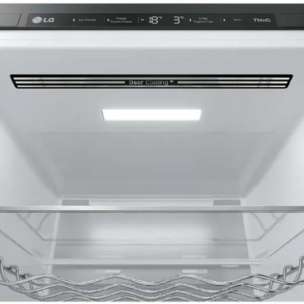Frigider LG GBB72BM9DQ cu congelator jos 387 l / 203 cm / Black photo 2