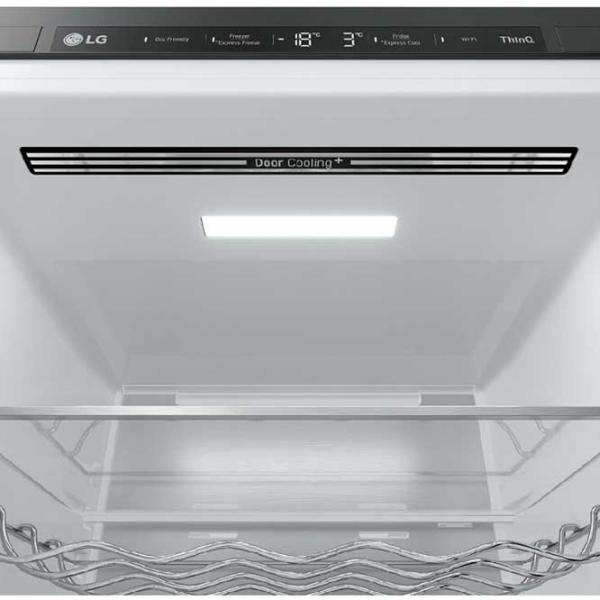 Frigider LG GBB72BM9DQ cu congelator jos 387 l / 203 cm / Black photo 2