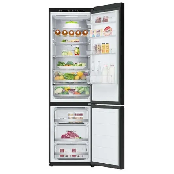 Frigider LG GBB72BM9DQ cu congelator jos 387 l / 203 cm / Black photo 3