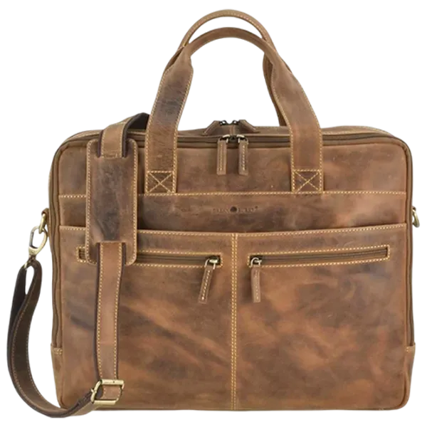 Портфель Greenburry Vintage   / Золотoй Коричневый /  photo 1
