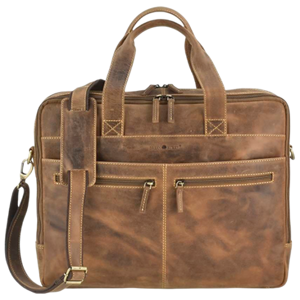 Портфель Greenburry Vintage   / Золотoй Коричневый /  photo 1