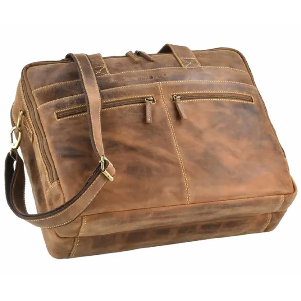 Портфель Greenburry Vintage   / Золотoй Коричневый /  photo 5